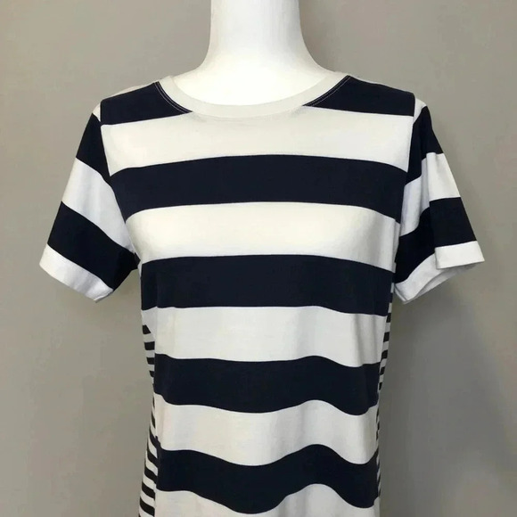 Tommy Bahama Nautical  Striped Cotton Shirt Dress - Picture 5 of 12